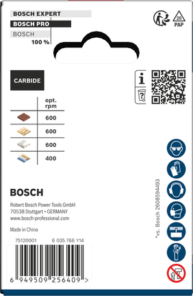 Pila na závitové otvory Bosch PRO Construction Material, karbid, 68 mm.